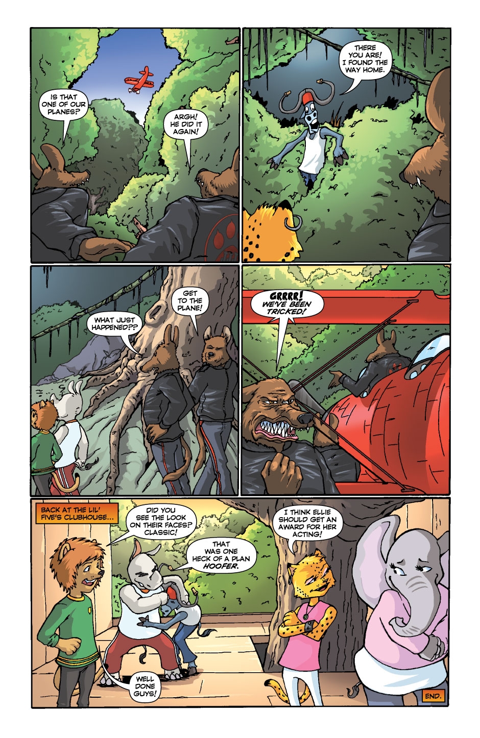 The Lil' Five: Adventure in the Vine Forest page 8