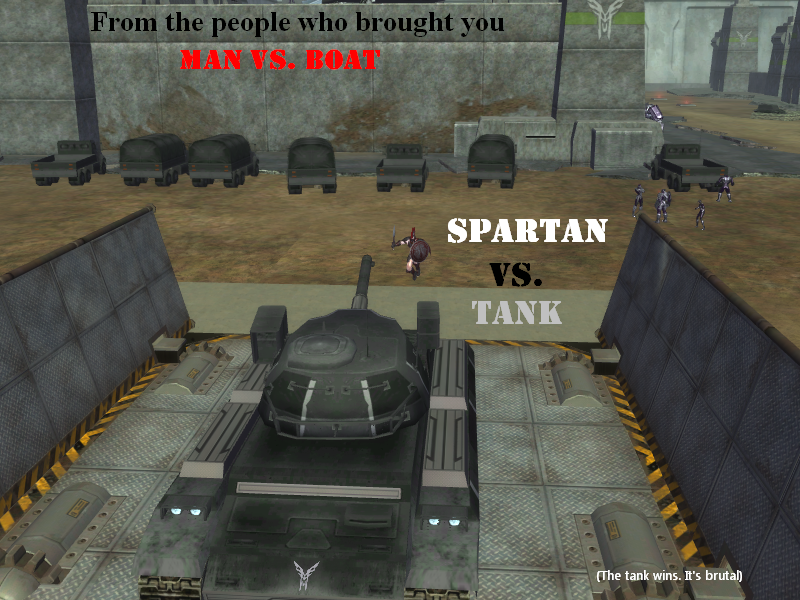 Spartan Vs. Tank