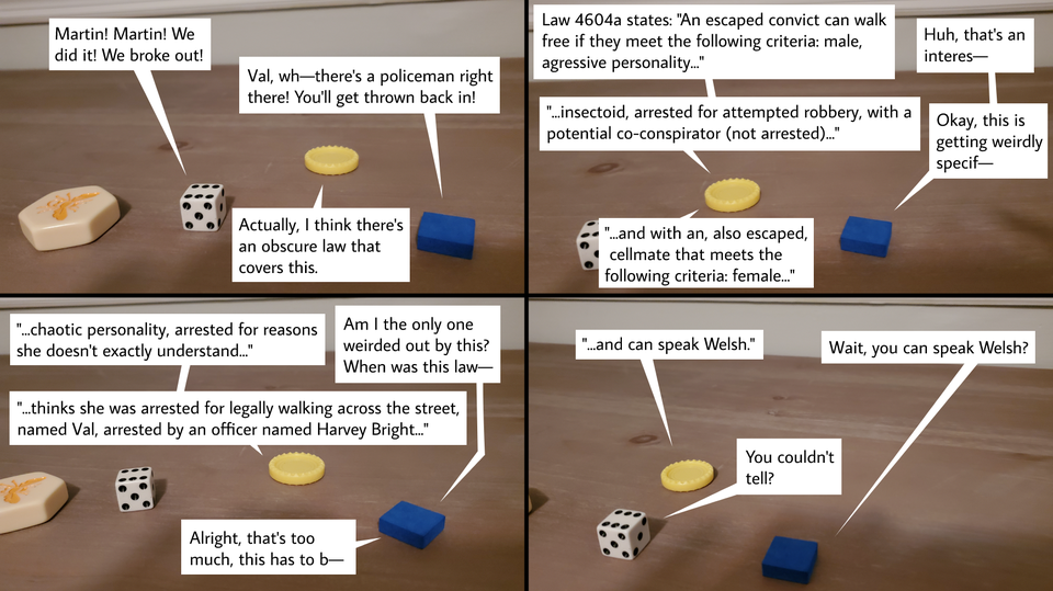 Strip 42: Officer of One Specific Law