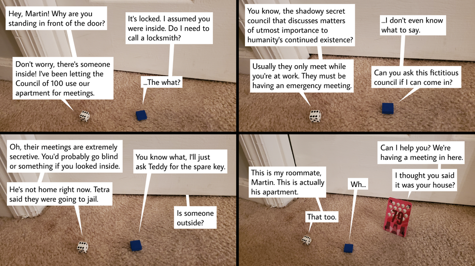 Strip 98: Locked Out of the Loop