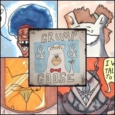 The adventures of grumpy bear and Mr Goose