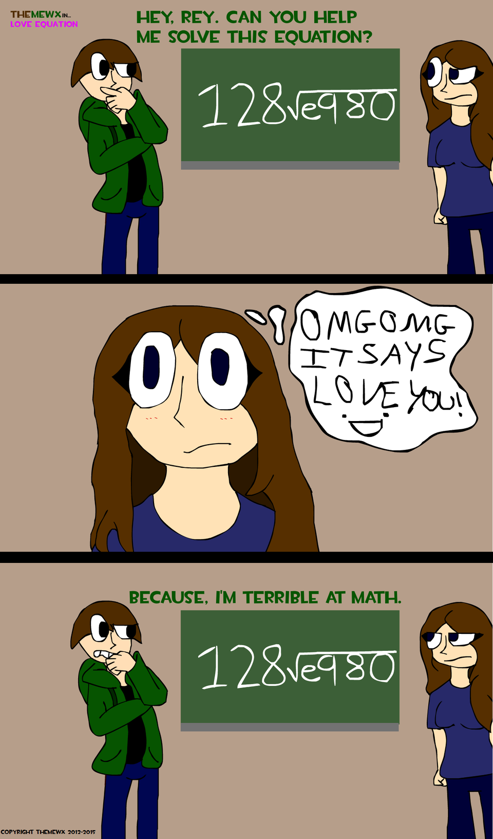 TheMewx Comic #6 'Love Equation!'