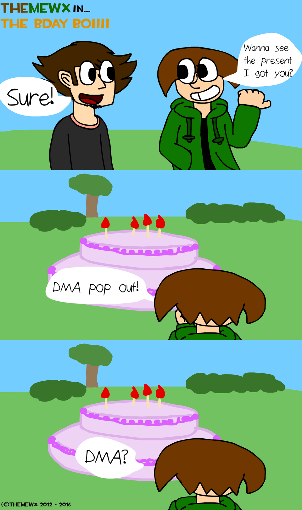 TheMewx Comic #26 'The Bday Boiiii'