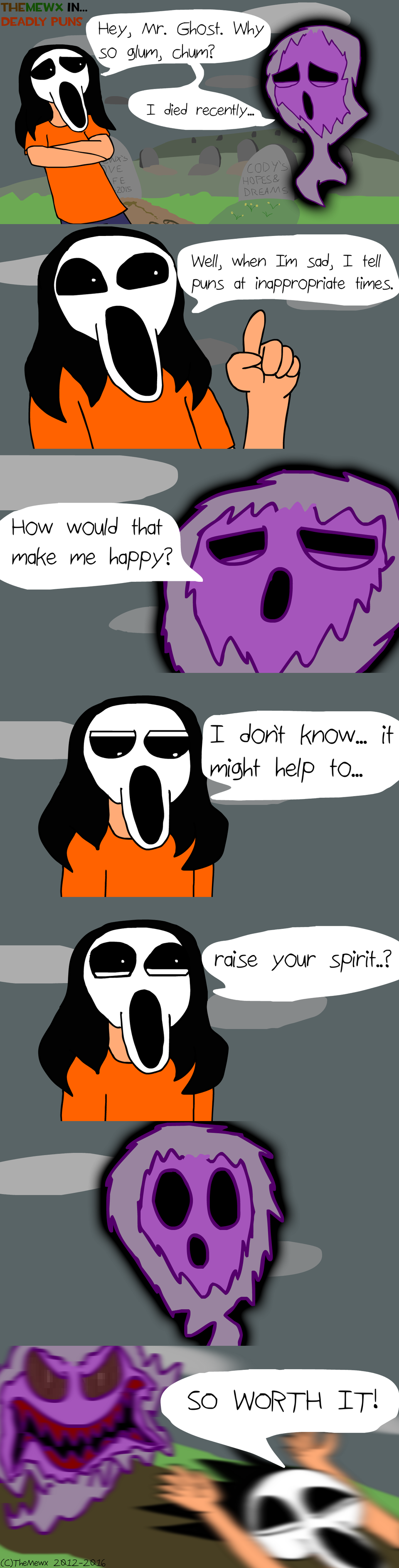 TheMewx Comic #29 'Deadly Puns!'