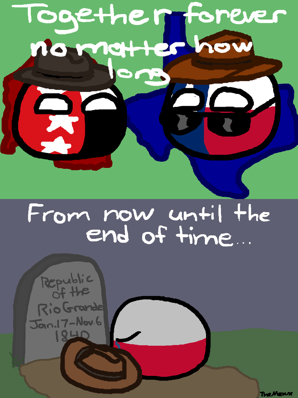 Countryball Comic #7 - Together Forever