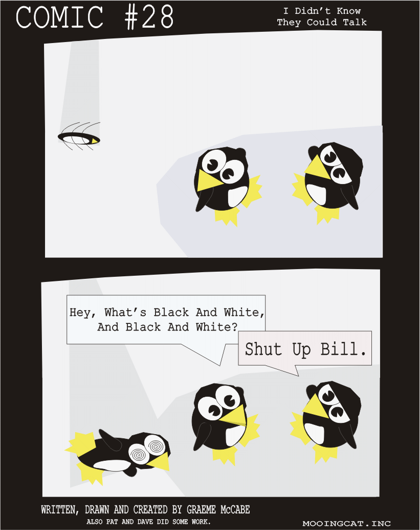 Comic #28 I Didn't Know They Could TAlk