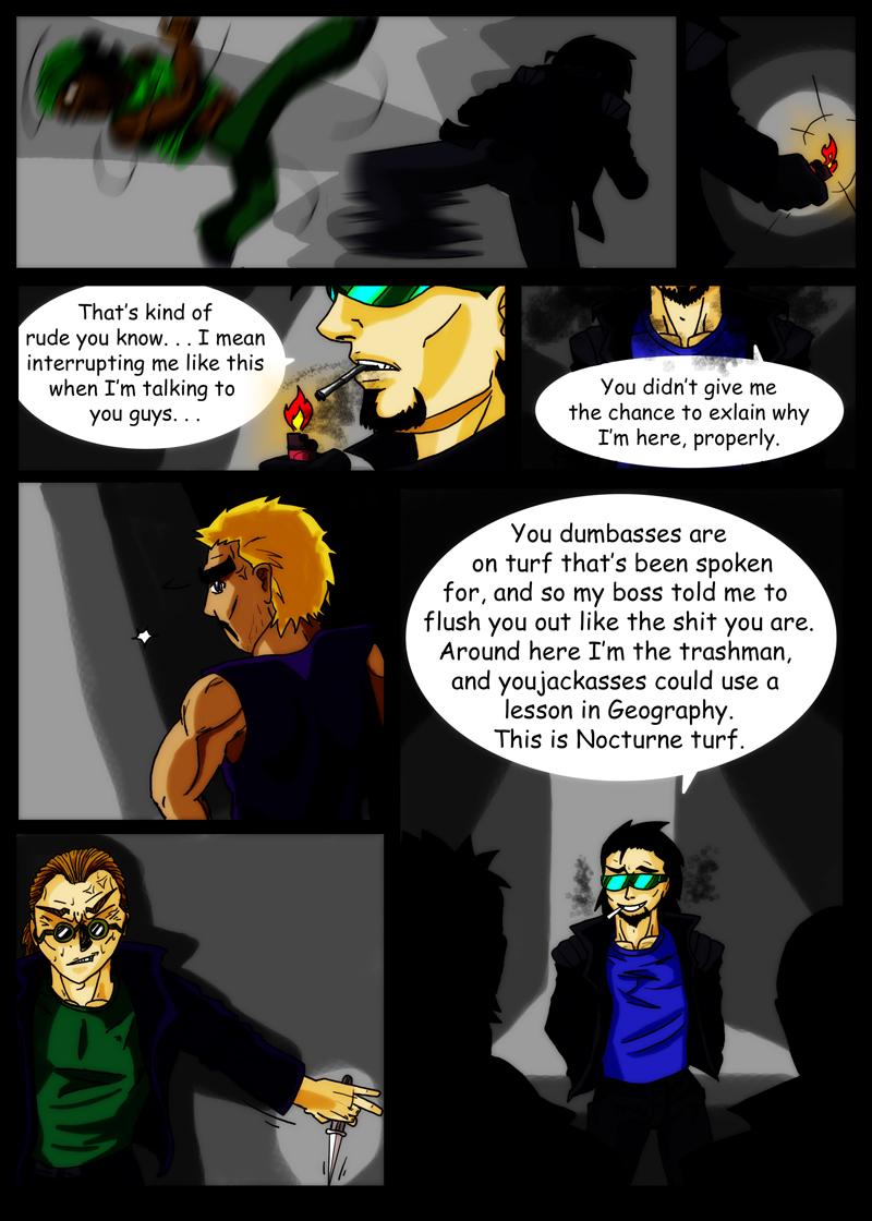 The Requiem Chapter one, Dark Alley Rendevouz - Conversation breaker