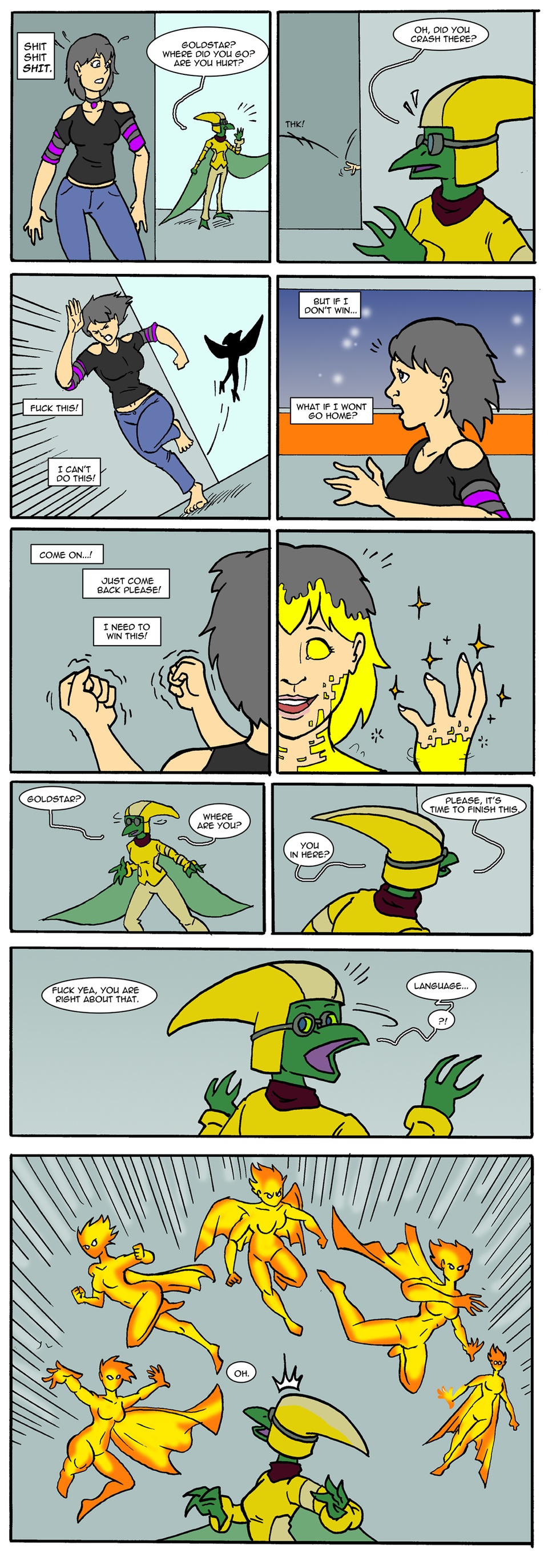 PROLOGUE: Goldstar Battle Royale: Abandoned Galactic Warship Page 5