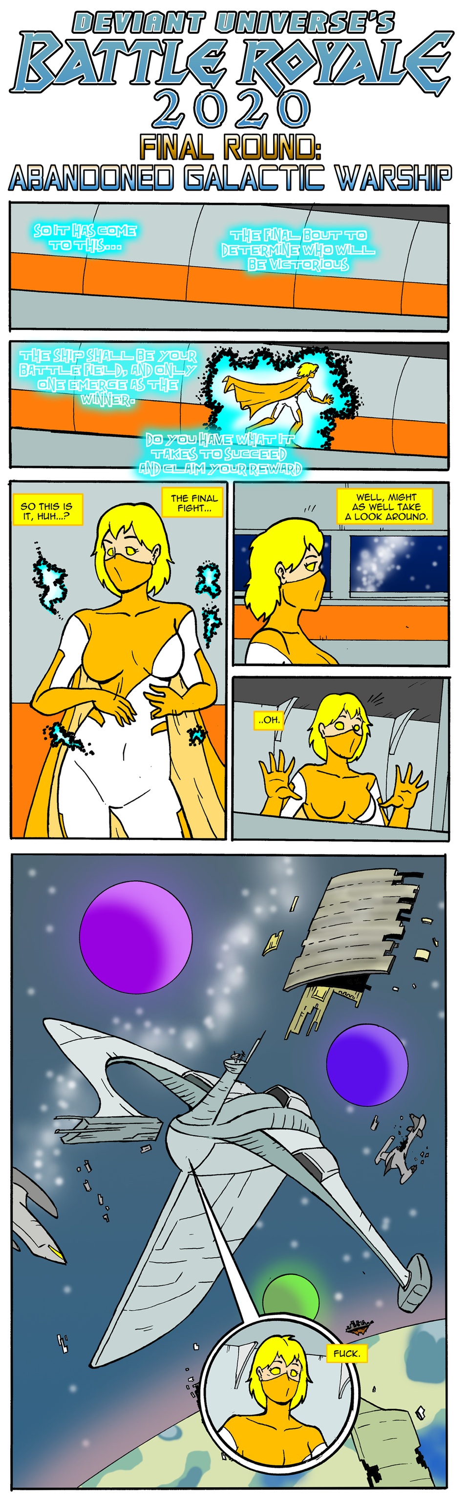 PROLOGUE: Goldstar Battle Royale: Abandoned Galactic Warship Page 1 