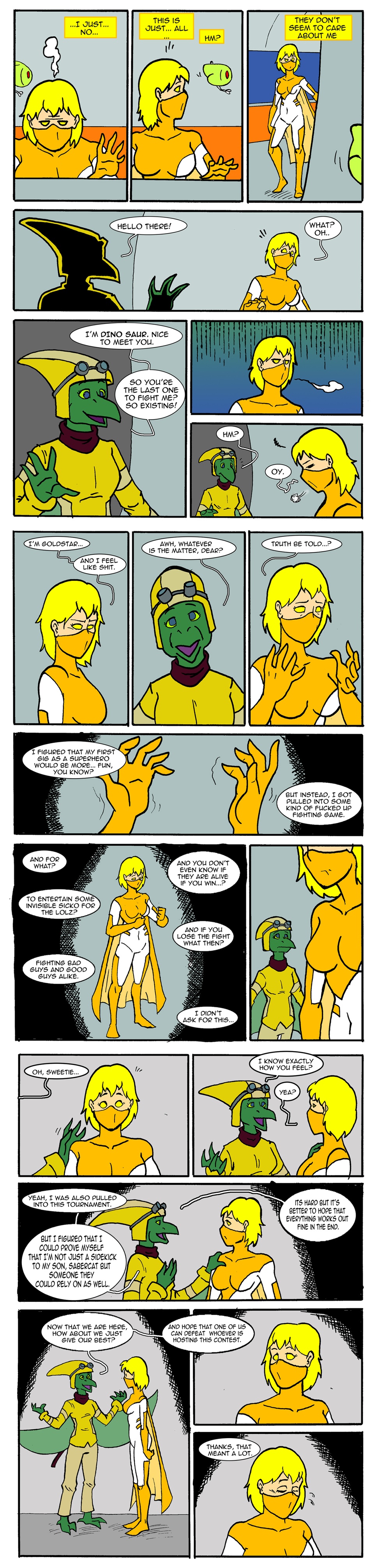 PROLOGUE: Goldstar Battle Royale: Abandoned Galactic Warship Page 2