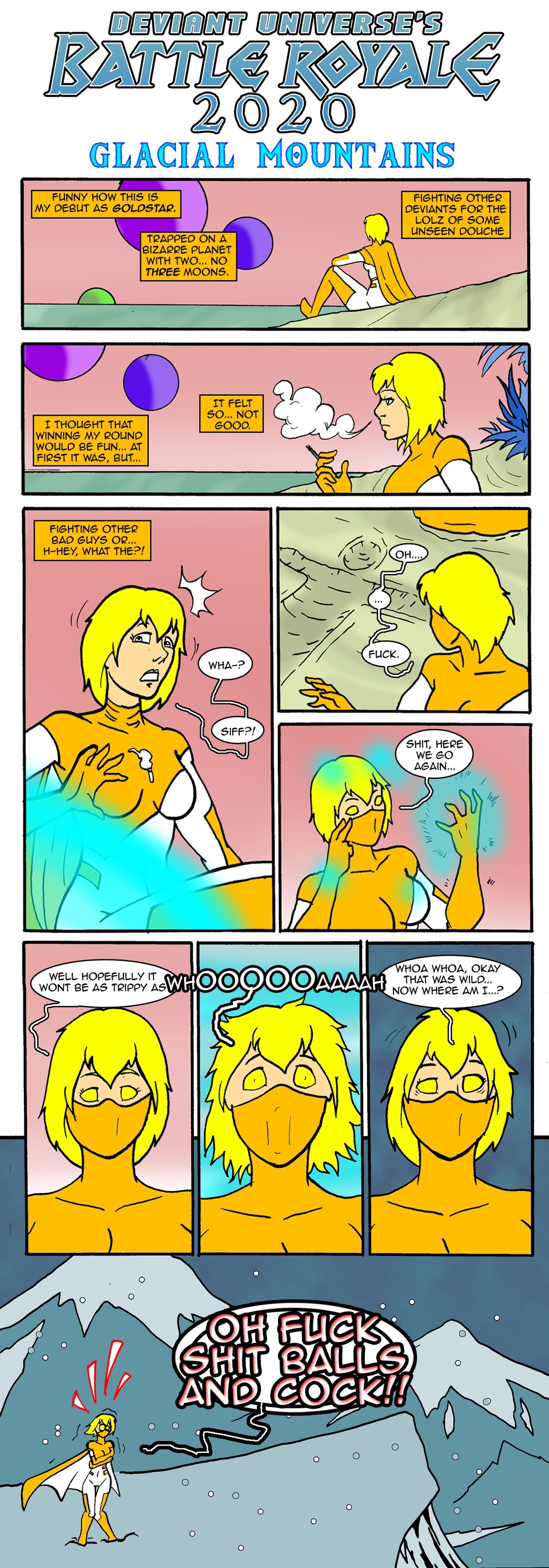 PROLOGUE: Goldstar Battle Royale: Glacial Mountains Page 1