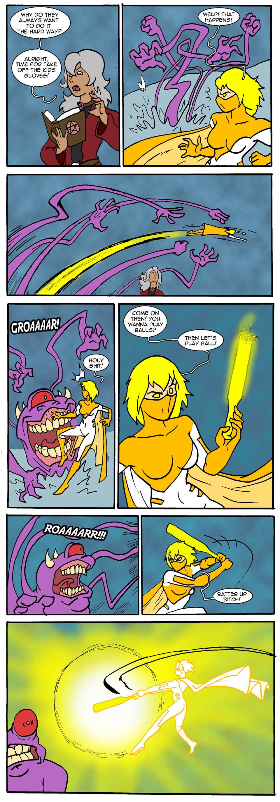 PROLOGUE: Goldstar Battle Royale: Glacial Mountains Page 4 