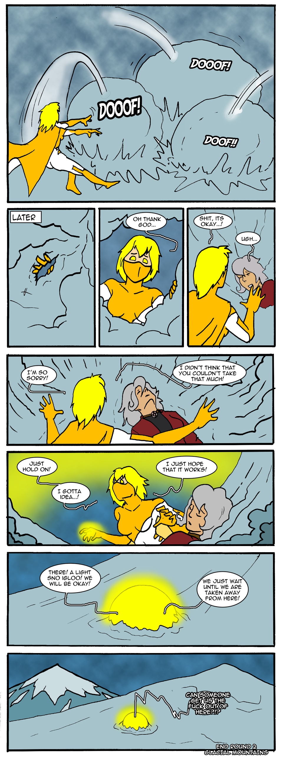 PROLOGUE: Goldstar Battle Royale: Glacial Mountains Page 6