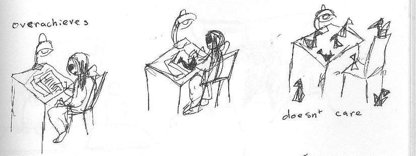 Skeleton Casey finishes the thesis