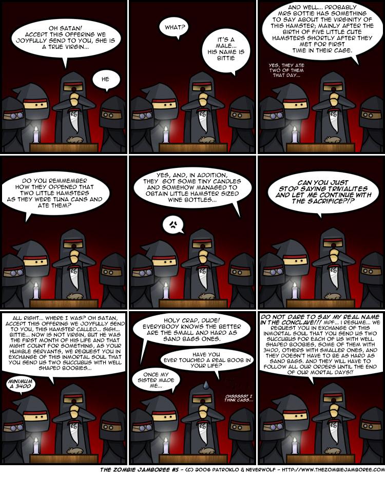 And here's the hamster!