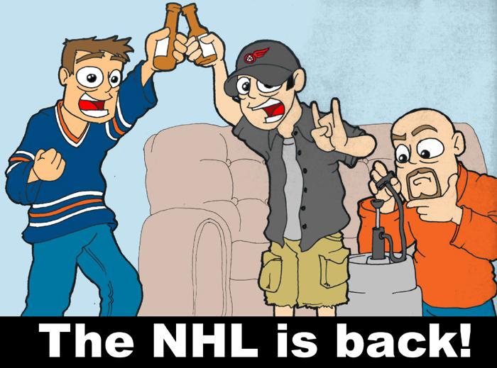 The NHL is back.