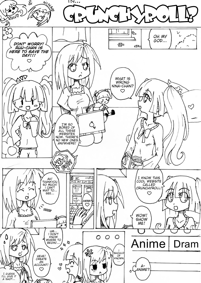 Ruu and Nina visits Crunchyroll pg. 1