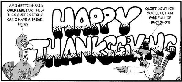 Happy Thanksgiving from Company Man!