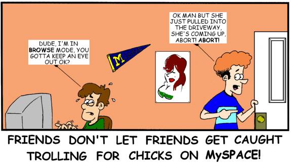 Company Man Special: My first MySpace strip!