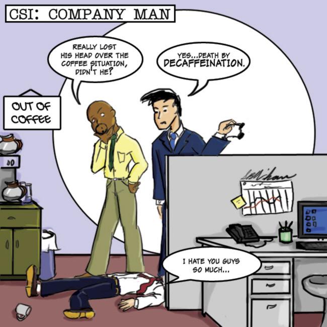 Company Man #709 Guest strip done by Samantha Wikan!