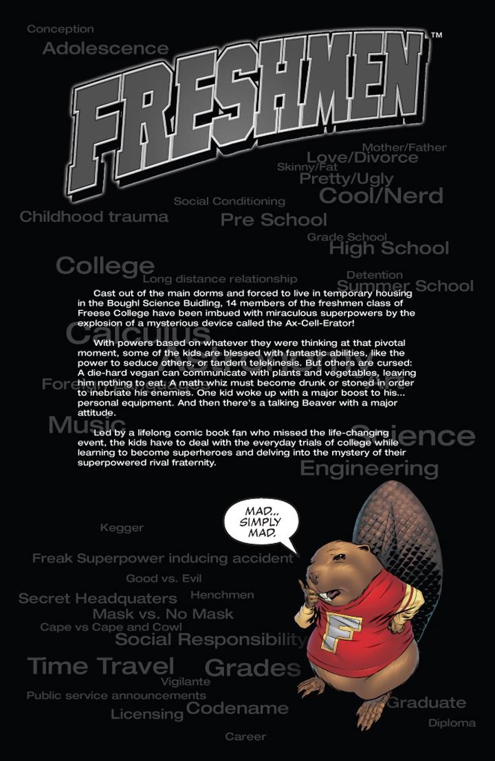 Freshmen vol. I trade paperback title page