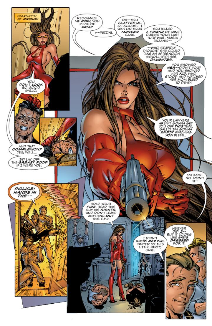 Witchblade Compendium trade paperback, issue #1 pg 10