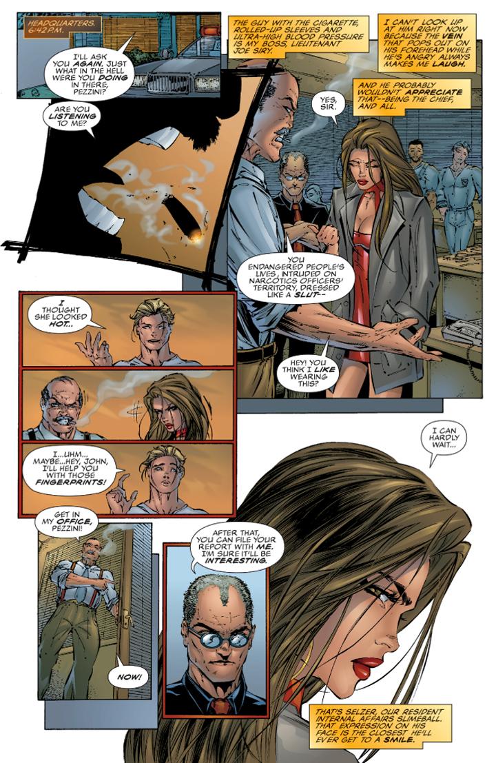 Witchblade Compendium trade paperback, issue #1 pg 12