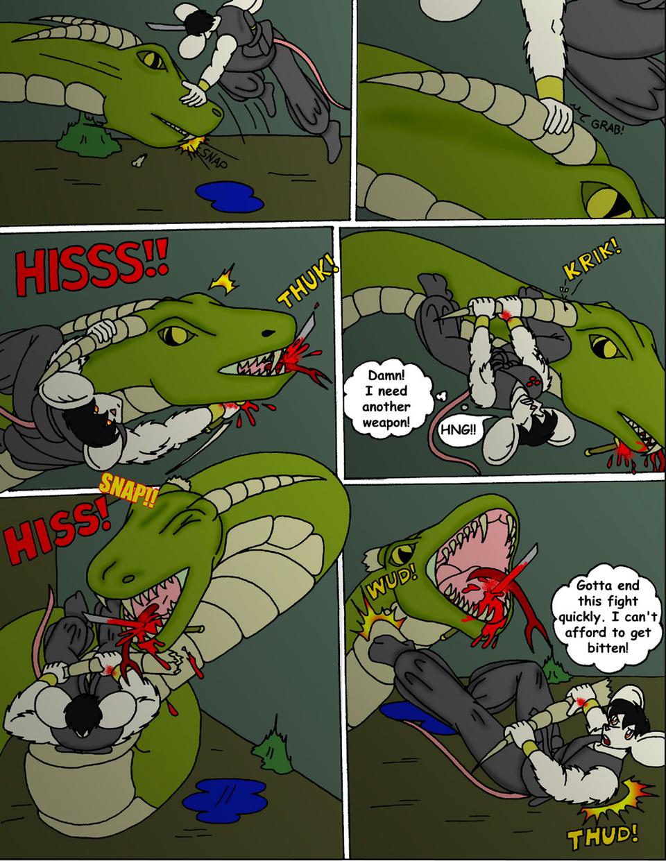 Improvised weaponry!