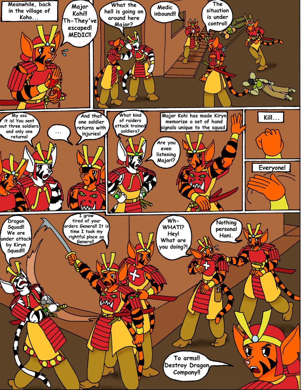 Attacking the dragon!