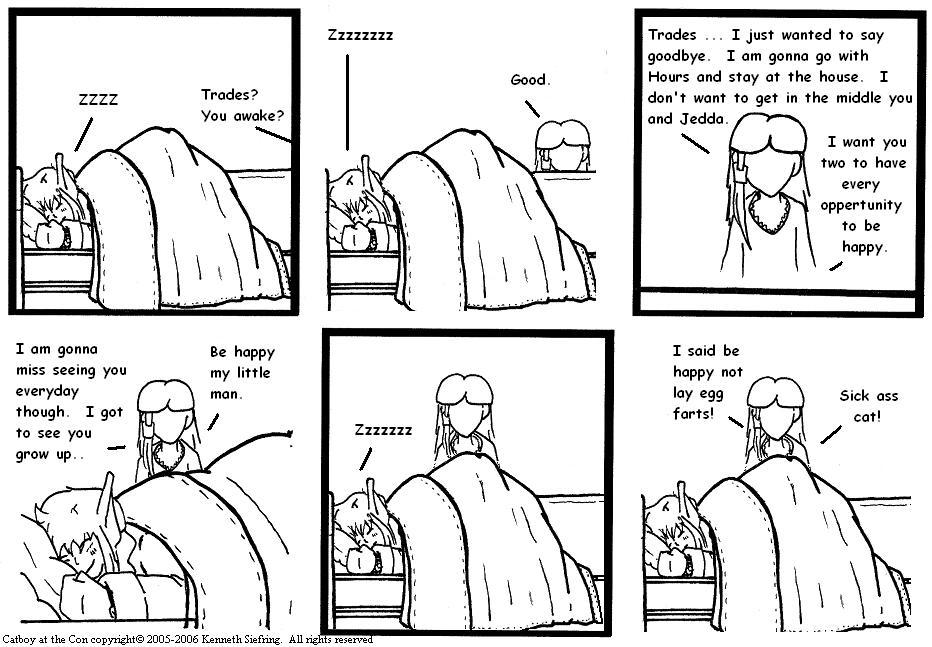 Go away... sleeping...