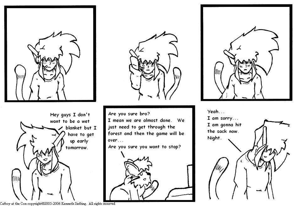 Putting down the phone and walking away