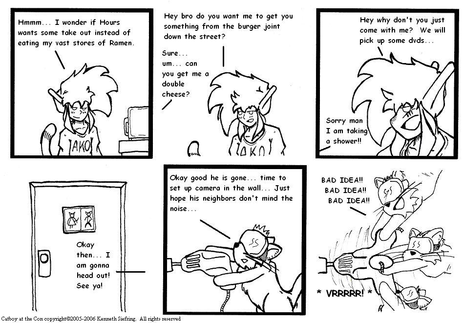 I am gonna go grab some food... don't break anything...