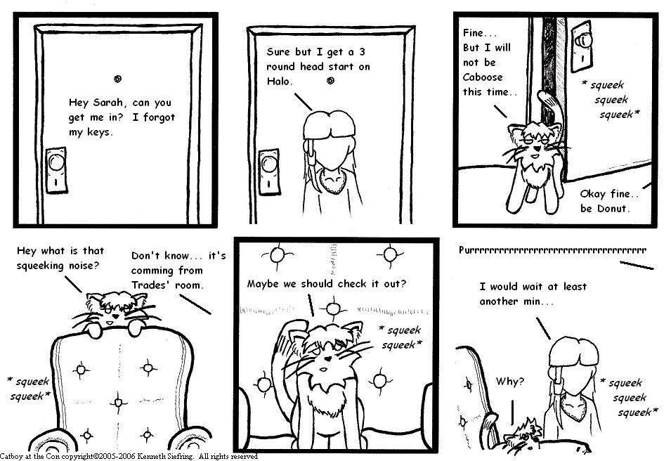 Coming home to strange noises....