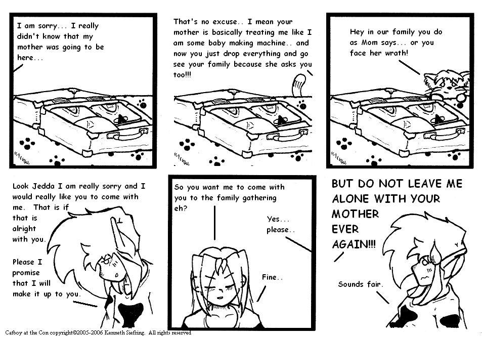 I am sorry my mom showed up