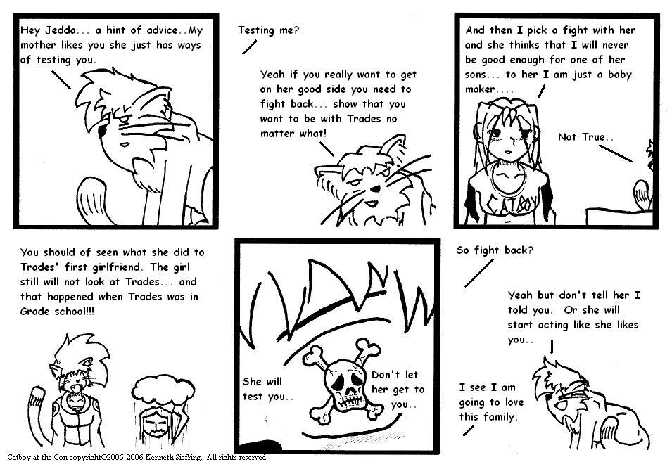 What do I do about Trades' mom?