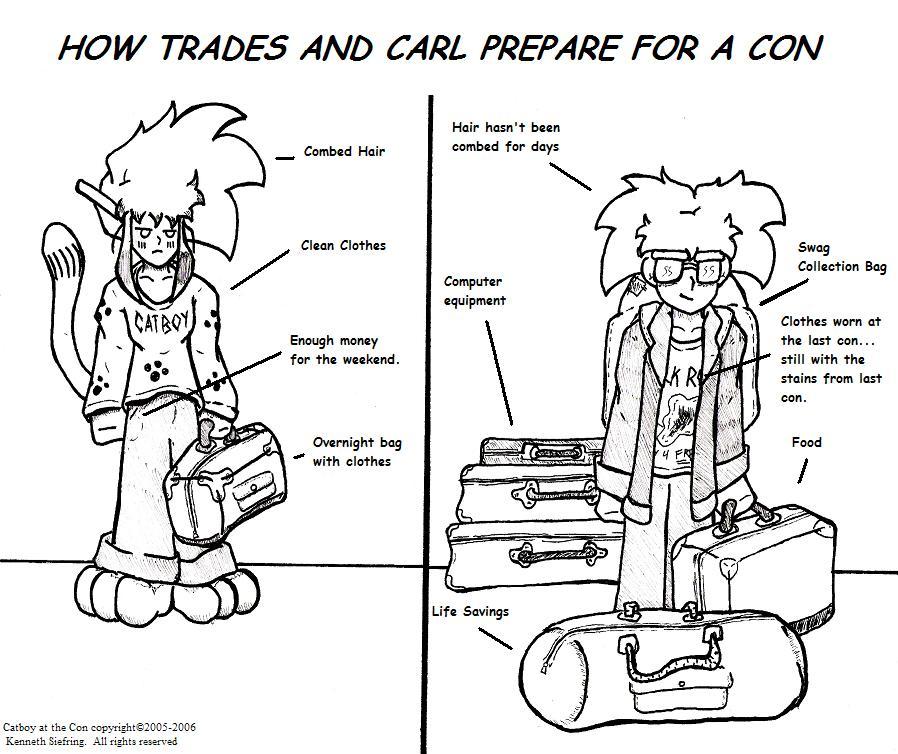 Filler Art:  Preparing for a Con