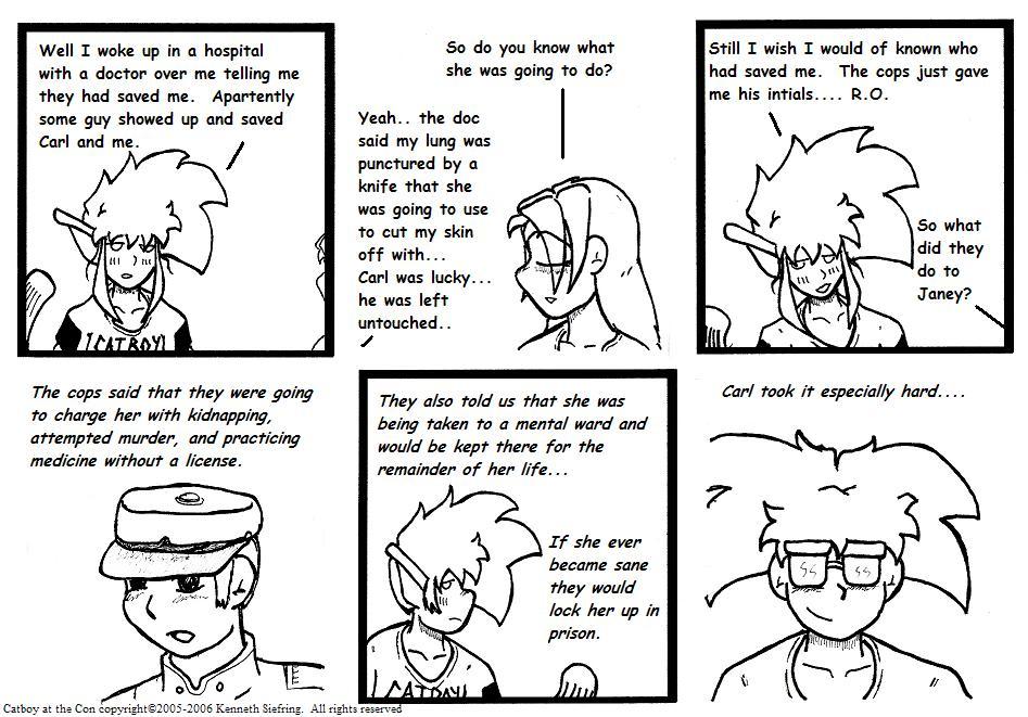 I woke up and we were saved....