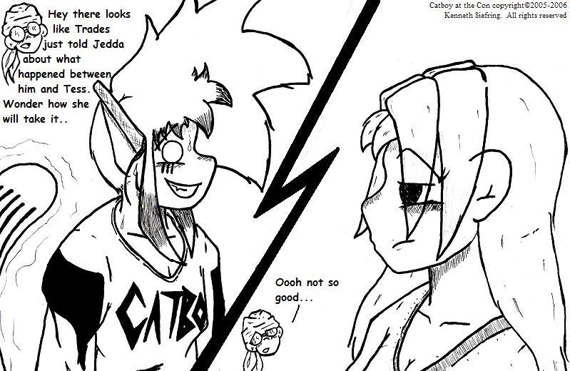 Telling Jedda about Tess.....