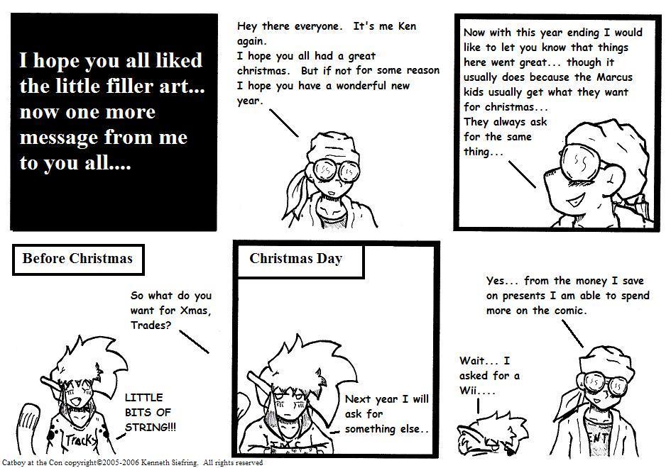 Filler Art:  What to get a catboy for christmas....