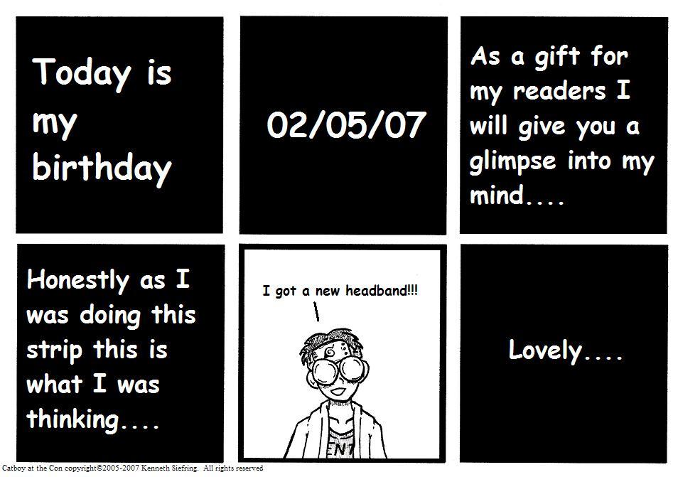 Filler Art:  Today is my birthday!