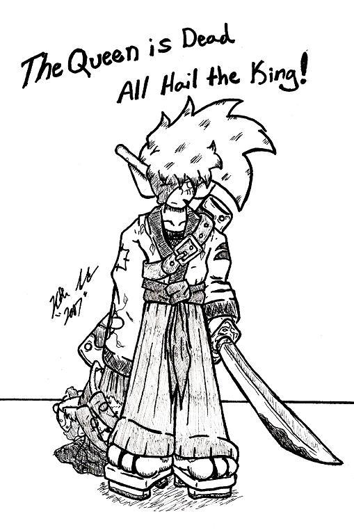 Filler Art:  The Queen is Dead