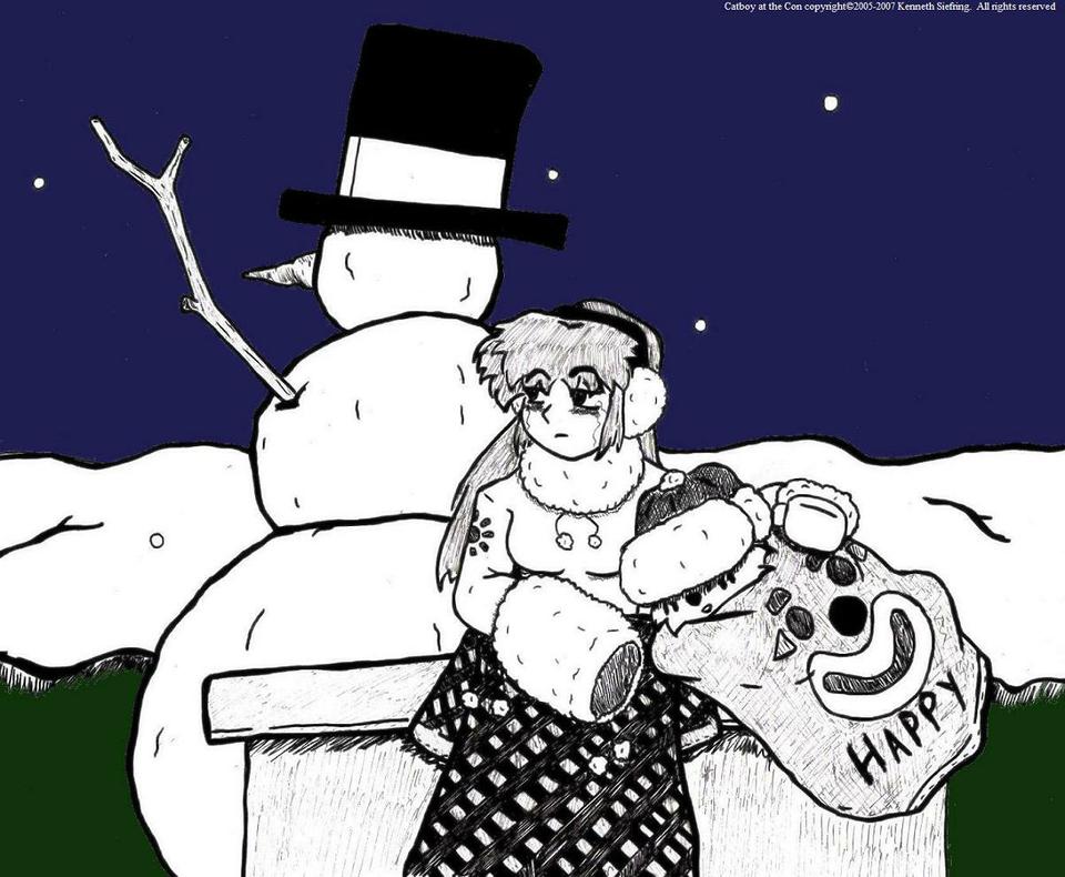 One Snowy Night   (Panel 1)