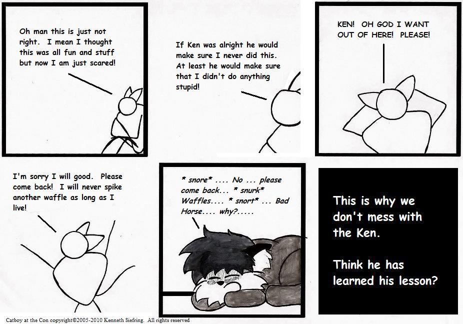 Learned his Lesson...