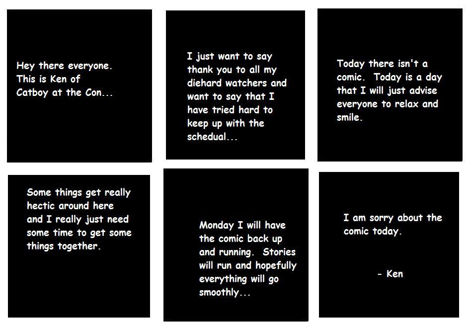 Friday's appology...