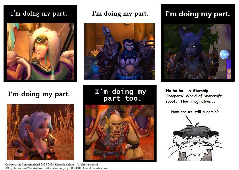 I'm Doing My Part...