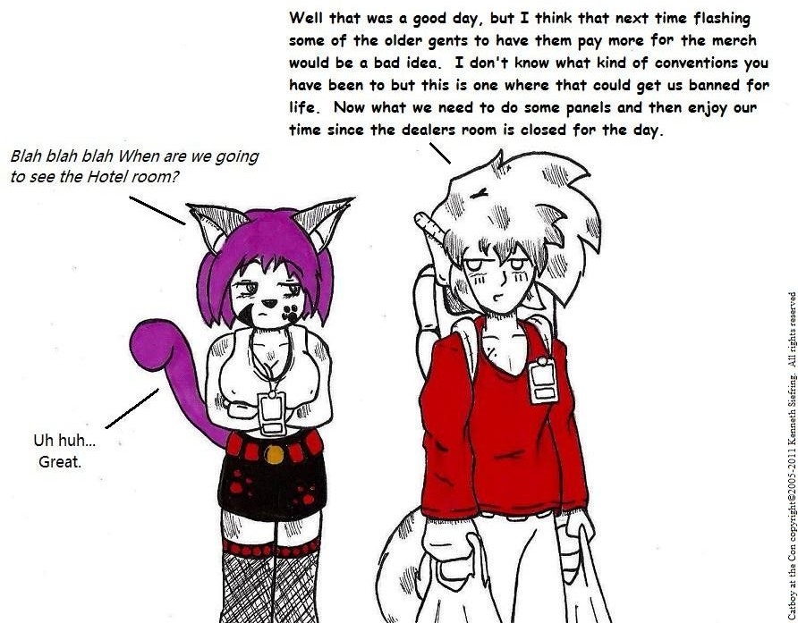 Nikki at the con....