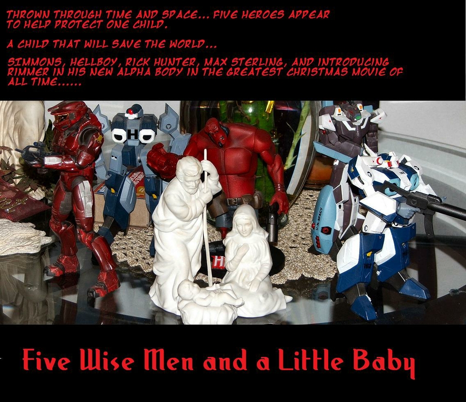 Five wise men and a little baby