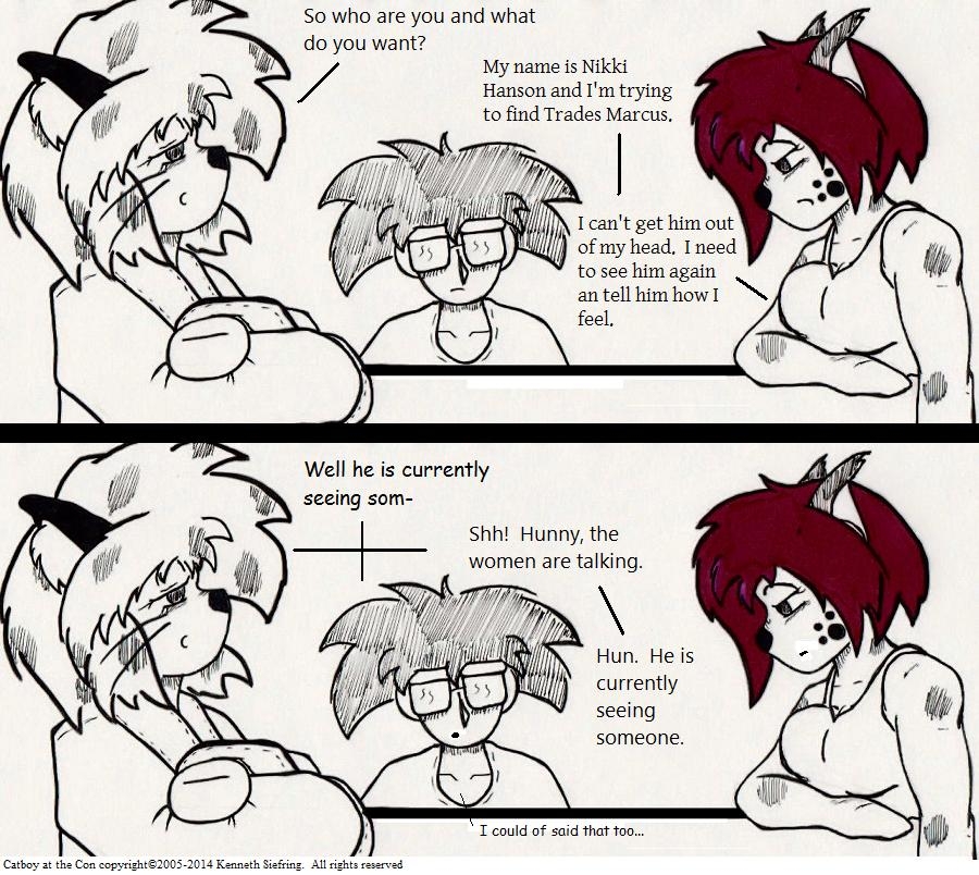 Shhh  The women are talking.