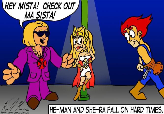 He-Man learns to hustle