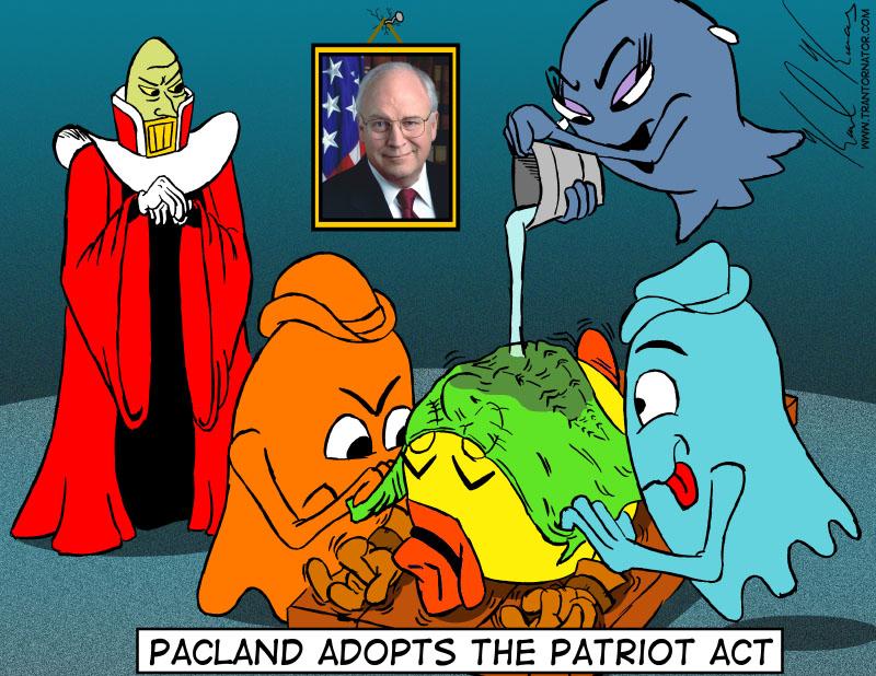 Pacland adopts the Patriot Act